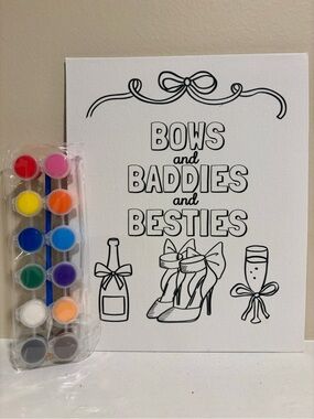 Birthday - Girls Night - Sleepover -  Paint-Your-Own party supplies